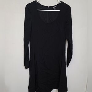 Womans Size Small DKNY Black Long Sleeve Dress